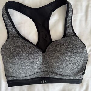 Victoria's Secret VSX Sport Push-Up Sports Bra 32D Adjustable, Padded Support